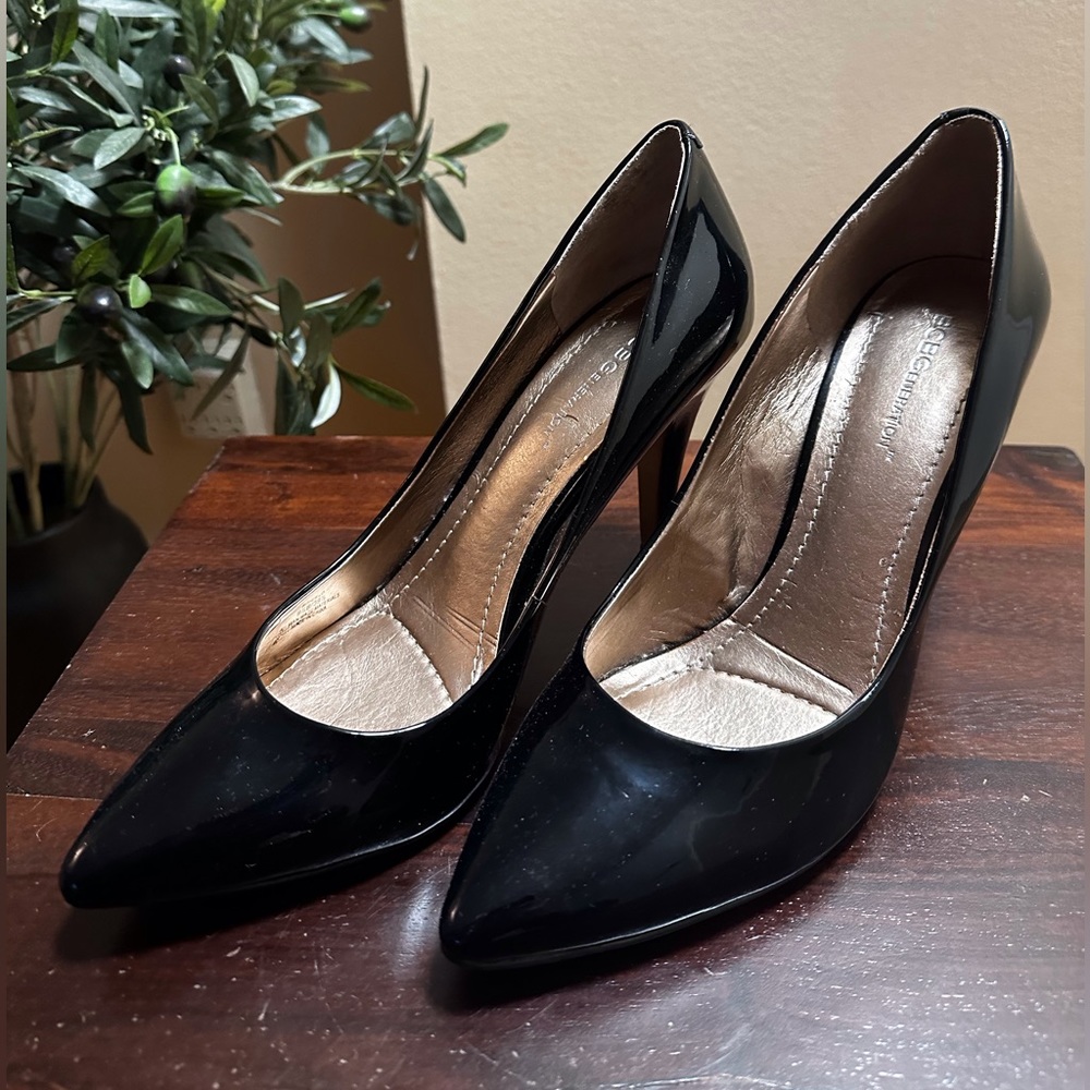 BCBGeneration Patted Leather High Heels (size 9.5)